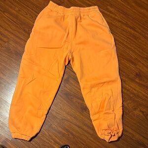 Comfort sweatpants size XL with pocket in orange